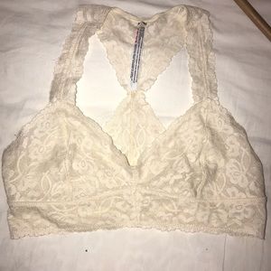 Free People Cream Bralette